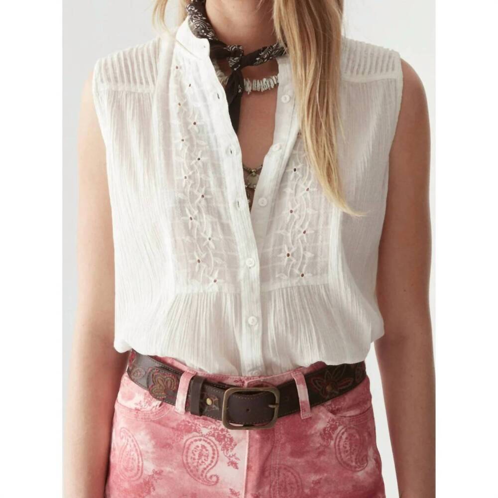 NEW MAISON HOTEL samsa blouse in shell